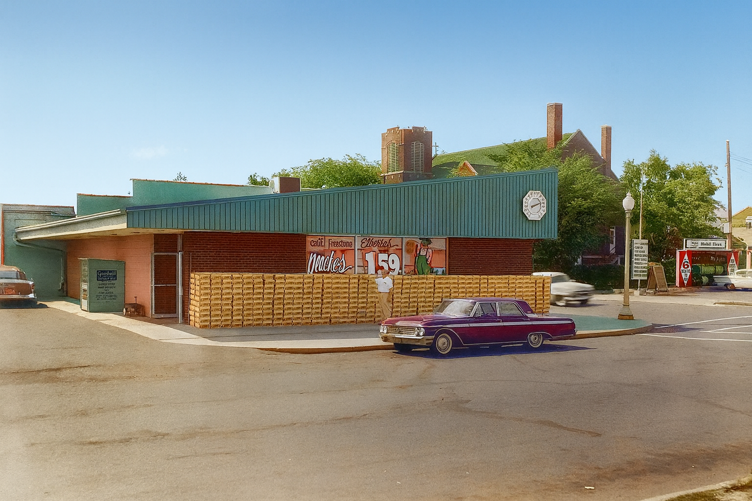 Nothing sells peaches like peaches.